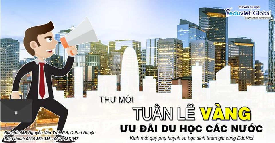 Tuần lễ vàng ưu đãi du học các nước - 2 Tuần lễ vàng ưu đãi du học các nước - 2