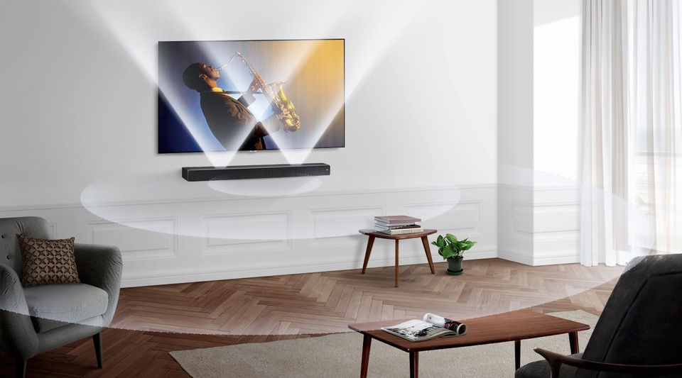 Với Soundbar Sound+ MS750, mọi vị trí trong phòng đều là “điểm ngọt” để thưởng thức âm thanh hoàn hảo