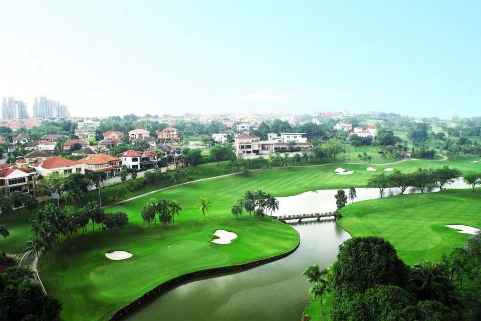 Toàn cảnh sân golf đoàn Việt Nam thi đấu tại Malaysia giải WAGC 2017 - 2