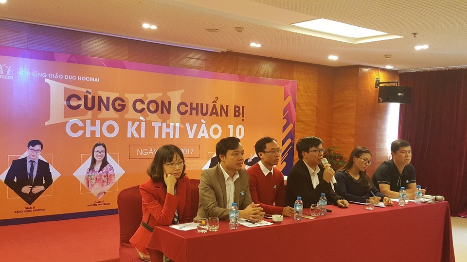 Cùng con chuẩn bị cho kỳ thi vào 10 - 2
Thầy cô giáo tham gia giải đáp trong Workshop – ảnh BTC