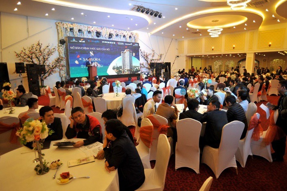 Dự án thu hút sự quan tâm chú ý của nhiều khách hàng trong ngày mở bán.