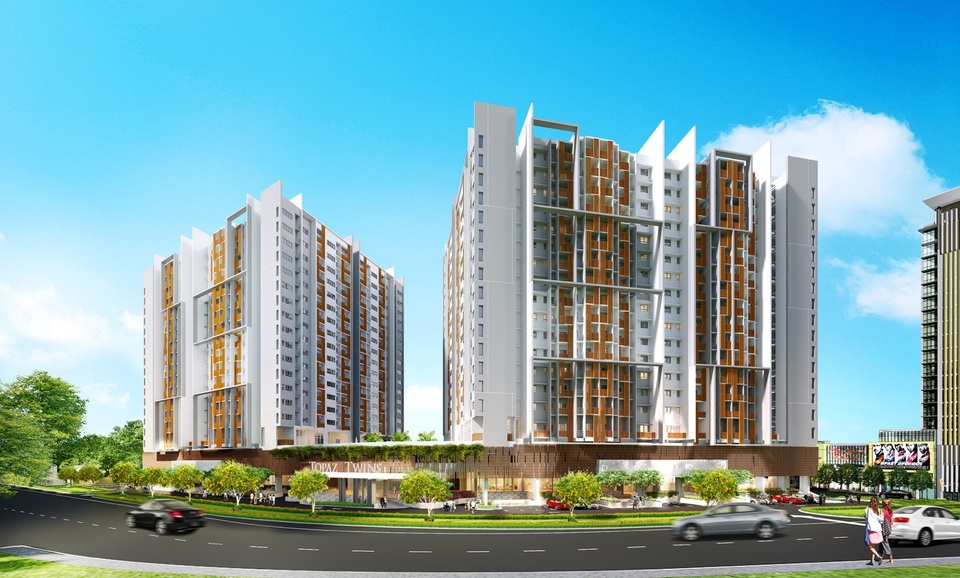Bất động sản Đồng Nai bùng nổ cuối năm nhờ cú hích hạ tầng - 2 Topaz Twins nằm ngay Biên Hoà City Square – Khu vực sở hữu vị trí đẹp của khu D2D.