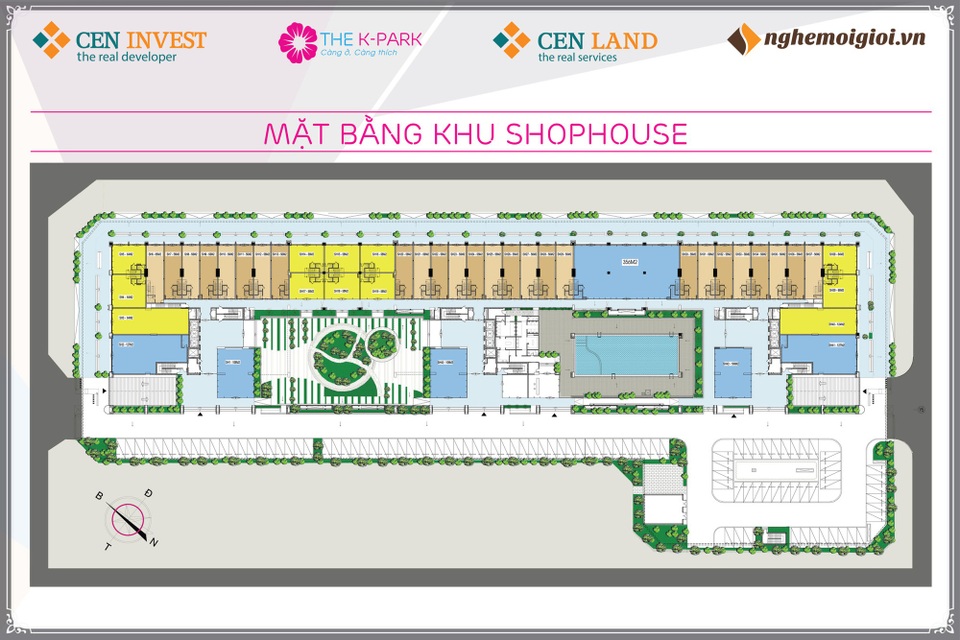 Vì sao nhiều khách hàng lựa chọn kiot thương mại The K – Park? - 2 Kiot thương mại The K – Park thiết kế 2 tầng thông thoáng