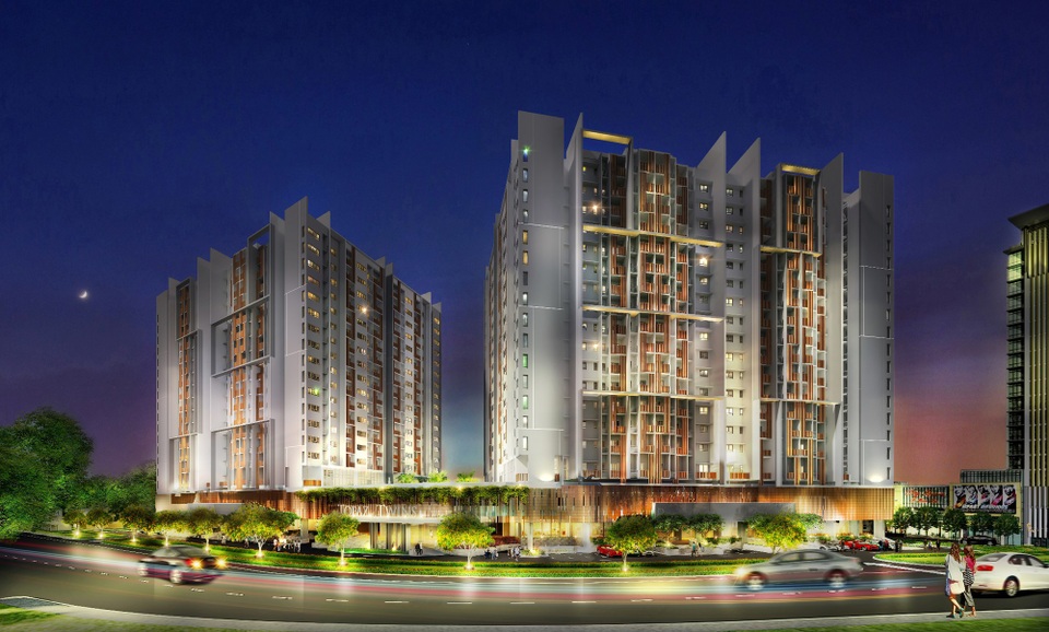 Xuất hiện dòng sản phẩm mới dự báo sẽ "soán ngôi" condotel - 2 Phối cảnh dự án Topaz Twins tổ hợp căn hộ cao cấp nhất Biên Hoà
