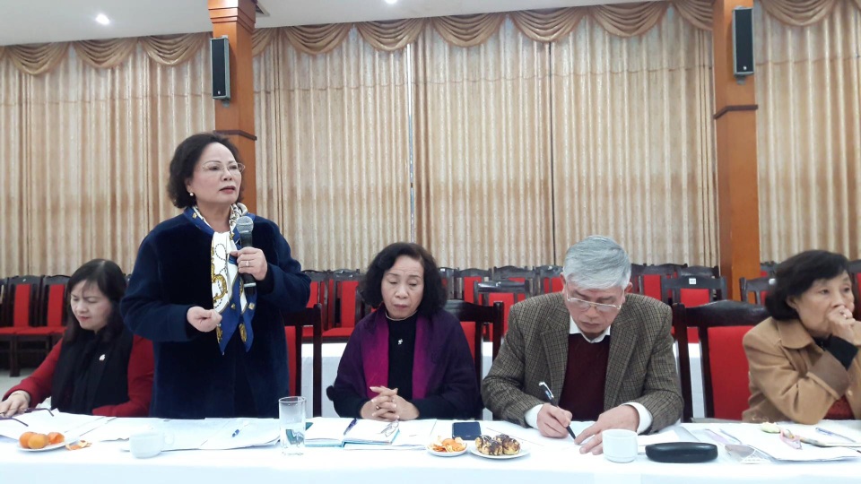 Hội nghị Thường vụ TƯ Hội Khuyến học VN: Đưa khuyến học gần hơn với người dân - 2
Bà Nguyễn Thị Kim Hải, Chủ tịch Hội khuyến học Phú Thọ