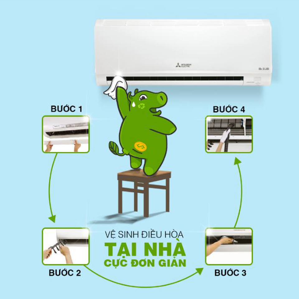 Thị trường máy lạnh sôi động trong mùa nóng - 3 Các thao tác vệ sinh cho máy lạnh đơn giản có thể thực hiện tại nhà
