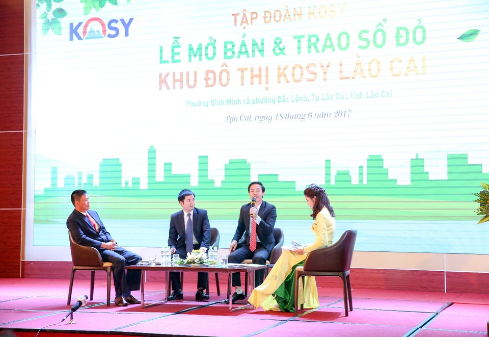 Gần 500 khách hàng tham dự “Lễ mở bán và trao sổ đỏ Khu đô thị Kosy Lào Cai” - 3 Chương trình tọa đàm về thị trường và chiến lược của Tập đoàn Kosy