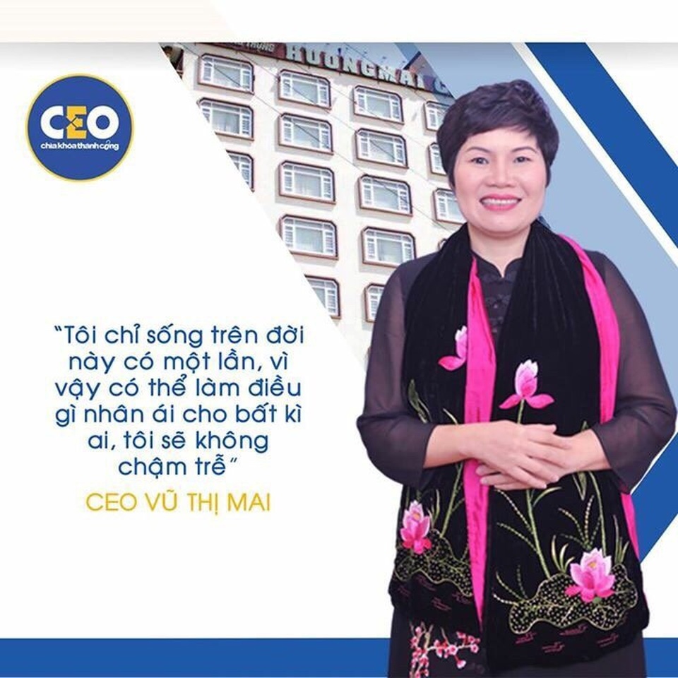 Chân dung CEO Vũ Thị Mai – GĐ Công ty đồ gỗ mỹ nghệ Hướng Mai
