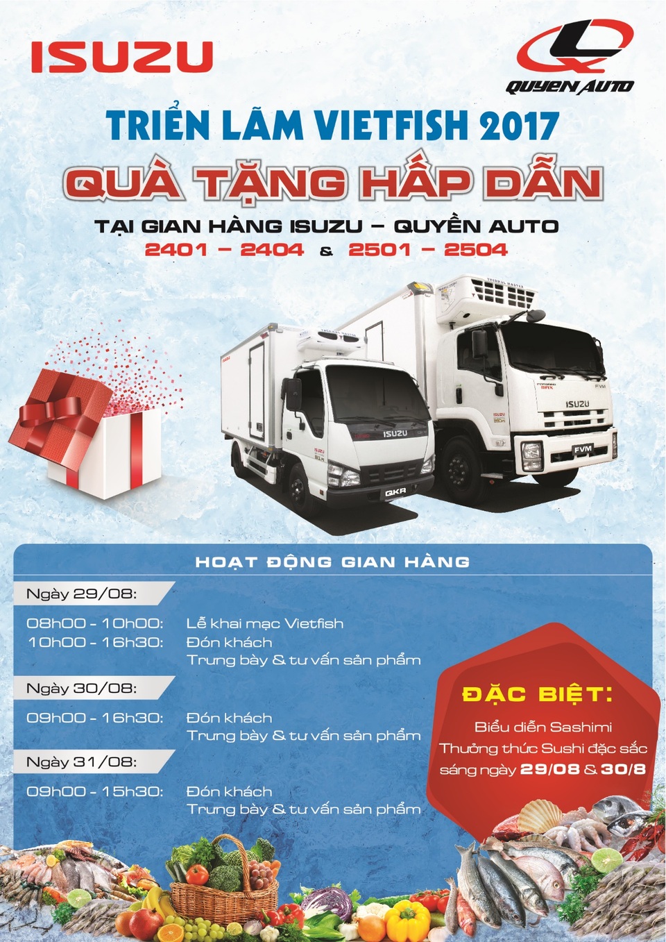 Isuzu & Quyền Auto triển khai nhiều hoạt động đặc sắc