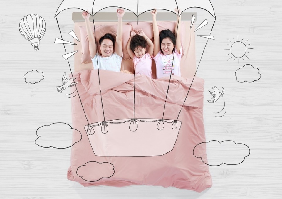 Ngủ ngon hơn với nệm cao su chất lượng cao, giá hợp lý - 3 Giấc ngủ ngon sẽ tái tạo trọn vẹn năng lượng để cả gia đình bắt đầu ngày mới thật sảng khoái.
