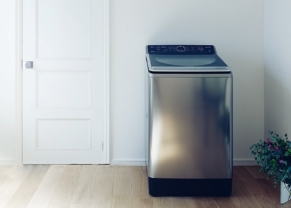 Sắm sửa cho nhà mới, những lưu ý dành cho các cặp đôi - 3 Máy giặt Panasonic V5 với chế độ Giặt Chuyên biệt Nước nóng Stain Master+