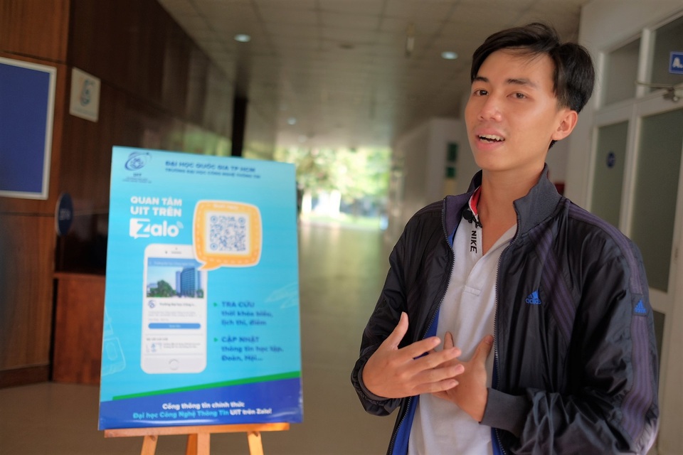 Thông báo lịch học, điểm thi bằng ứng dụng liên lạc - 3 Sinh viên Nguyễn Xuân Vũ - ngành Khoa học máy tính