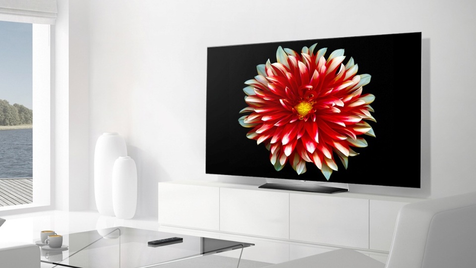 LG liên tục thống lĩnh thị trường TV siêu cao cấp - 3 55EG9A7T với màu đen sâu thẳm và thiết kế siêu mỏng tinh tế nhờ công nghệ OLED mới, vượt trội so với công nghệ LCD