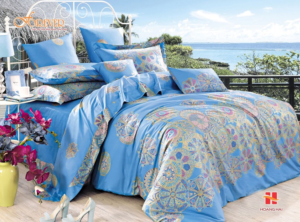 Chăn ga đệm Hoàng Hải khuyến mãi lớn dịp Black Friday - 3 Mã HKXK M-116: Giá bộ trần phủ khuyến mại 25% còn khoảng 2.7 triệu đồng.