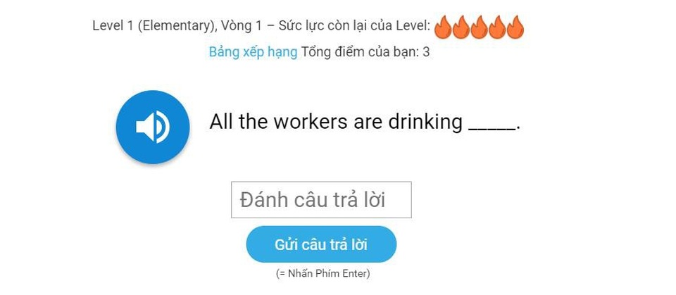 Học và luyện thi TOEIC mọi lúc mọi nơi trên website và app điện thoại - 3
Một phần thi thú vị và hấp dẫn trong phần luyện nghe.