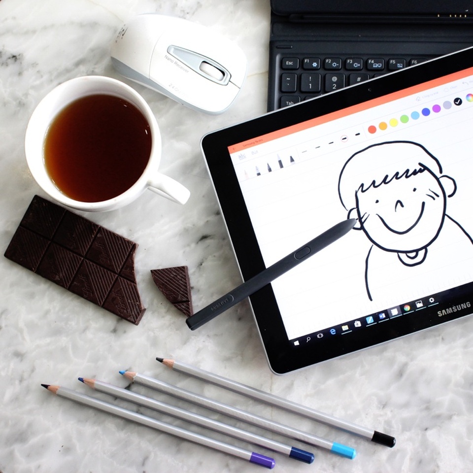 Khi tablet nâng cao trải nghiệm người tiêu dùng - 4 Giờ đây, mọi nét vẽ đậm nhạt của bạn đều được thể hiện dễ dàng nhờ bút S Pen.