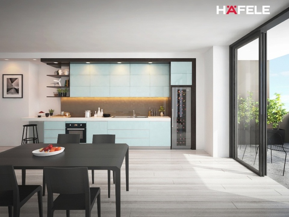 Thiết kế bếp nào dành cho bạn? - 4 Kiểu bếp thẳng là lựa chọn cho những cô nàng độc thân vui tính