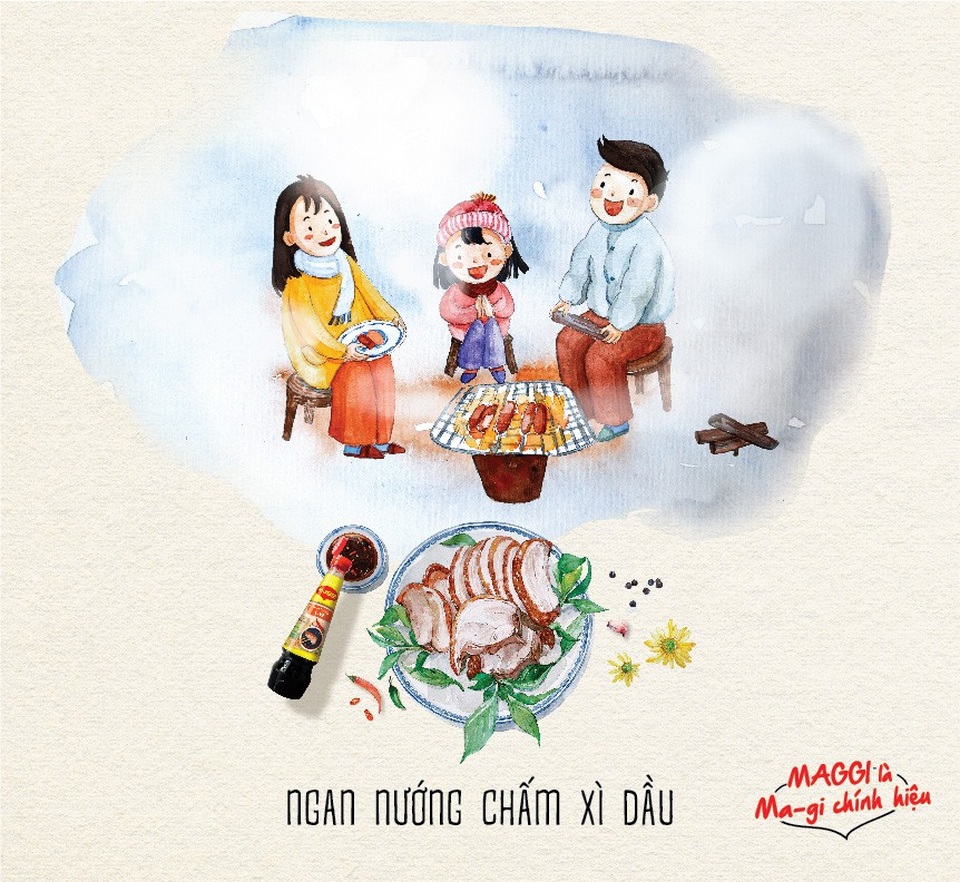 Hà Nội - ăn theo mùa có gì ngon? - 4 Thịt ngan rất mềm, dễ thấm gia vị, nên khi chấm cùng xì dầu rất vừa miệng các thực khách, ai cũng phải xuýt xoa. Được quây quần bếp bếp than hồng, thưởng thức món ngan nướng chấm xì dầu trong không khí những ngày đông se se lạnh.là điều ao ước của rất nhiều người Hà Nội.