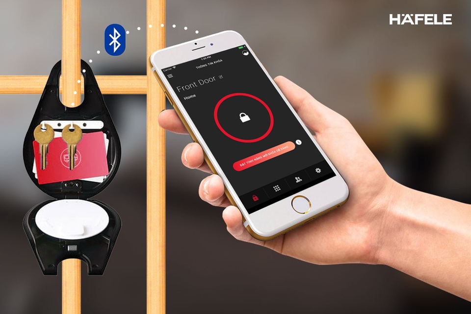 Quản lý tinh tế giờ giấc đi về của con cái - 4 Hình 2: Hộp khóa thông minh Smart Keybox
