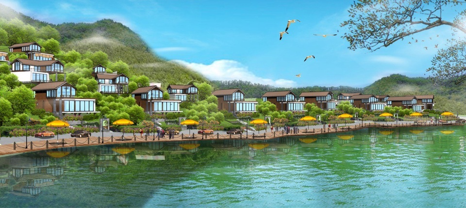 Ngôi nhà của Vua núi và bản hòa ca thiên nhiên - 4 Phối cảnh tổng thể khu nghỉ dưỡng Bản Xôi Village Ba Vì. Liên hệ: BĐS Bình Minh – 0936 120 999 | BĐS An Phát Hưng – 098 1357 444