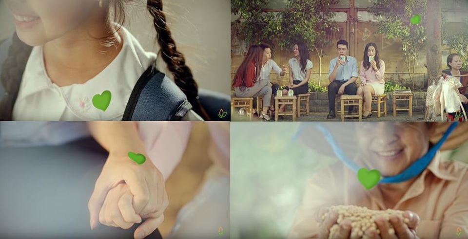 Làm mới hit cũ, ca khúc với 10.000 nhịp tim lan tỏa nhanh - 4 Vinasoy hôm nay trưởng thành nhờ vào hàng triệu trái tim tin yêu của người dùng Việt đã hoà nhịp yêu thương, tin chọn