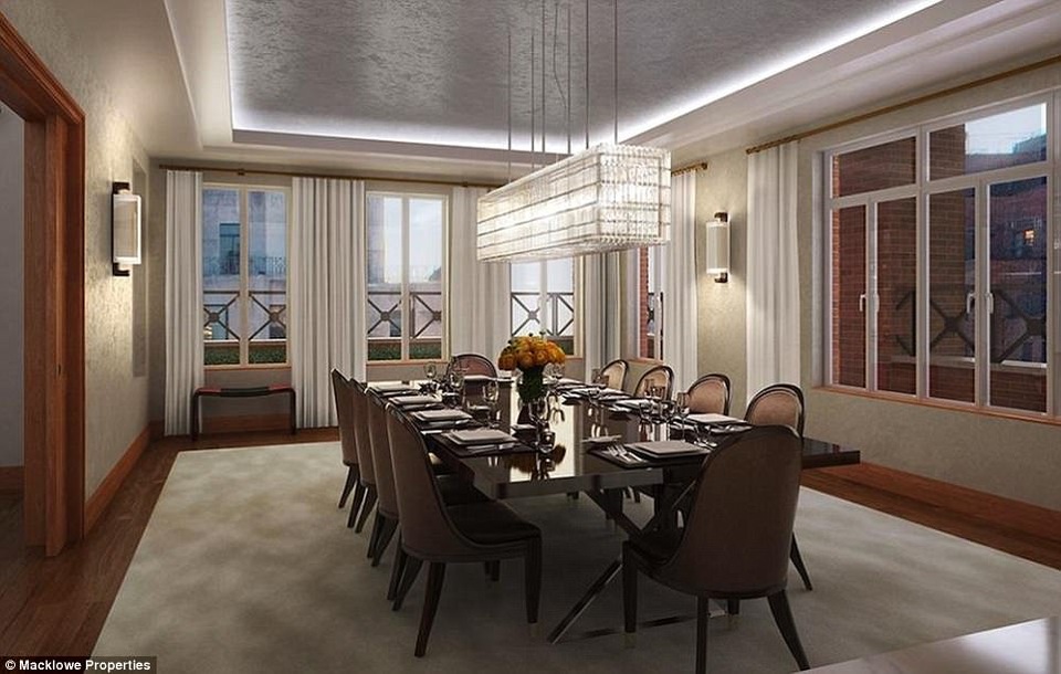 Hoàng gia Qatar mua dinh thự 41 triệu USD ở New York cho người hầu - 5 Dinh thự có 5 phòng ngủ, 5 phòng tắm đầy đủ sang trọng, 3 phòng trang điểm và 9 lò sưởi.