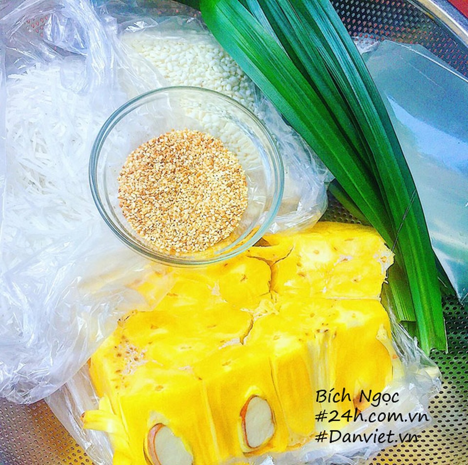 Cách làm xôi mít lá dứa thơm nức mũi, ăn là nghiện - 3
Nguyên liệu làm xôi mít lá dứa