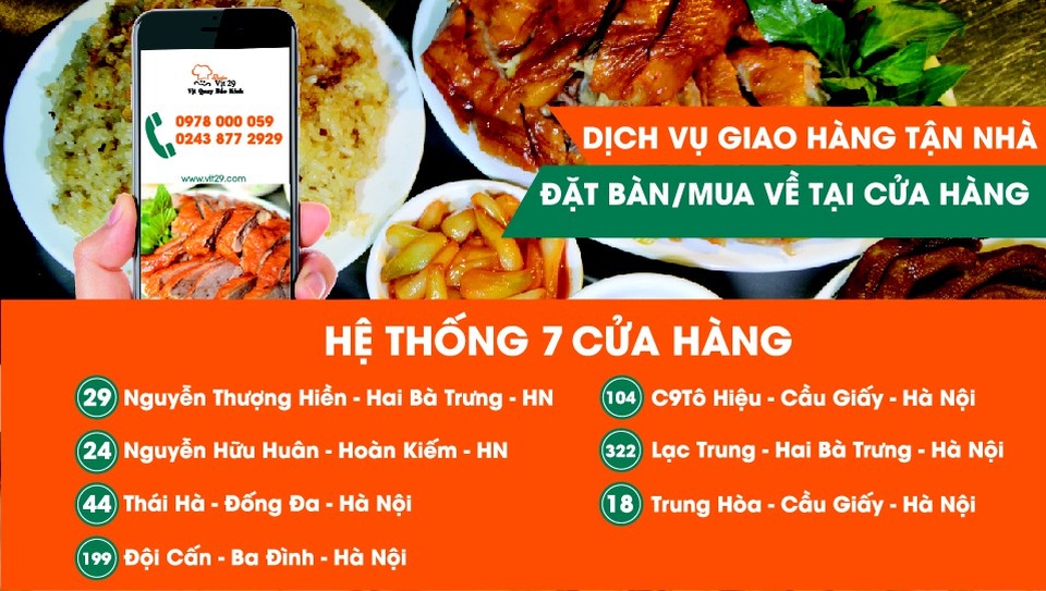 Vịt 29 – Địa chỉ quen thuộc món ngon tại Hà Nội - 5 Vịt 29 – Địa chỉ quen thuộc món ngon tại Hà Nội - 5