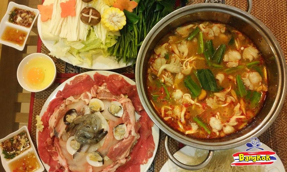 Món Lẩu Thái luôn hấp dẫn khách hàng quay lại với Bangkok Thái Cuisine.