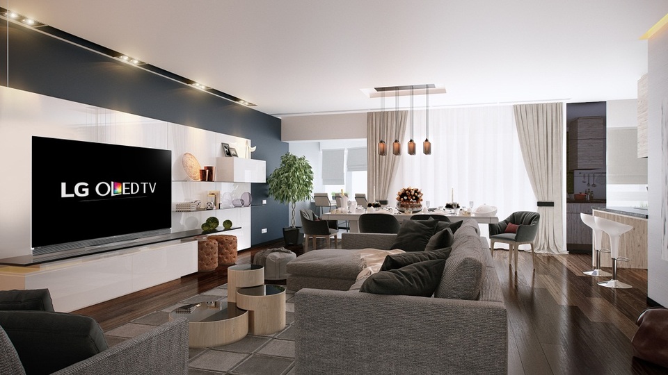
LG OLED Signature W là dòng TV đầu tiên trên thế giới được trang bị công nghệ âm thanh vòm Dolby Atmos
