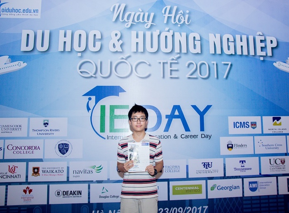 Ngày hội IE Day 2017 tạo dấu ấn đặc biệt trong lòng người tham dự - 6
Trần Đoàn Huy – học sinh lớp 11D3, trường THPT Trần Phú, Hoàn Kiếm