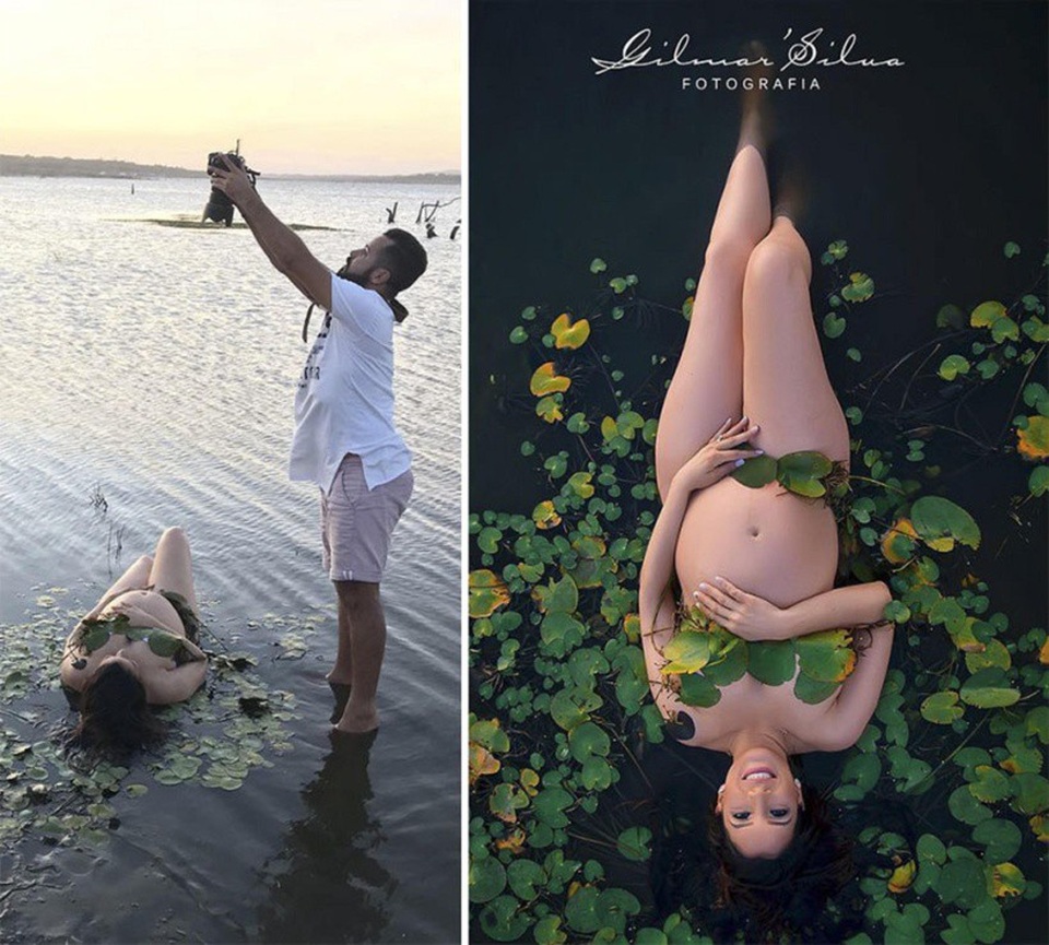 Muốn có ảnh đẹp là phải biết lội nước, đắp bèo