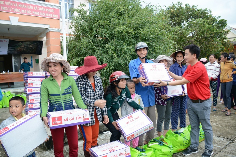 Chương trình cứu trợ lần này nằm trong Quỹ tấm lòng Choice L do LOTTE Mart triển khai từ tháng 5/2017