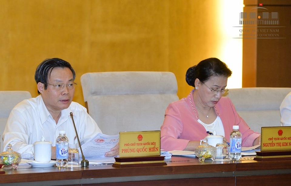 Phó Chủ tịch Quốc hội cảnh báo Bộ trưởng trình luật kém chất lượng - 2 Phó Chủ tịch Quốc hội lưu ý Bộ trưởng KH-ĐT về chất lượng dự thảo luật Quy hoạch cần đạt được trong lần trình ra Quốc hội tới đây.