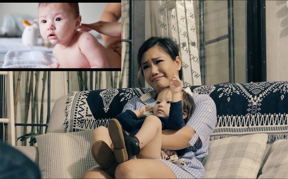 Phương Vy xúc động bật khóc trước tình yêu của chồng Tây - 7 Khi xem được những thước phim ghi lại toàn bộ điều hạnh phúc của mình hơn 1 năm qua, Phương Vy đã nghĩ nhiều về tình yêu, về Sean, về con Ailani, về những điều mà cô và ông xã đã có cùng nhau. Đặc biệt hơn là về những điều cô muốn làm cho tổ ấm bé nhỏ của mình để duy trì yêu thương.