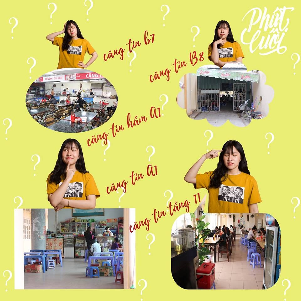 Học viện gì mà có tận tới ... 5 căng tin lận, làm sinh viên cứ phải đau đầu mỗi giờ ra chơi, không biết nên đi đâu ăn gì!