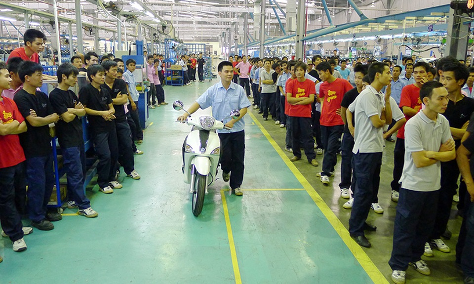 Piaggio Việt Nam triệu hồi hơn 13.000 chiếc Liberty - 1 Piaggio Liberty hiện đang được lắp ráp tại Việt Nam