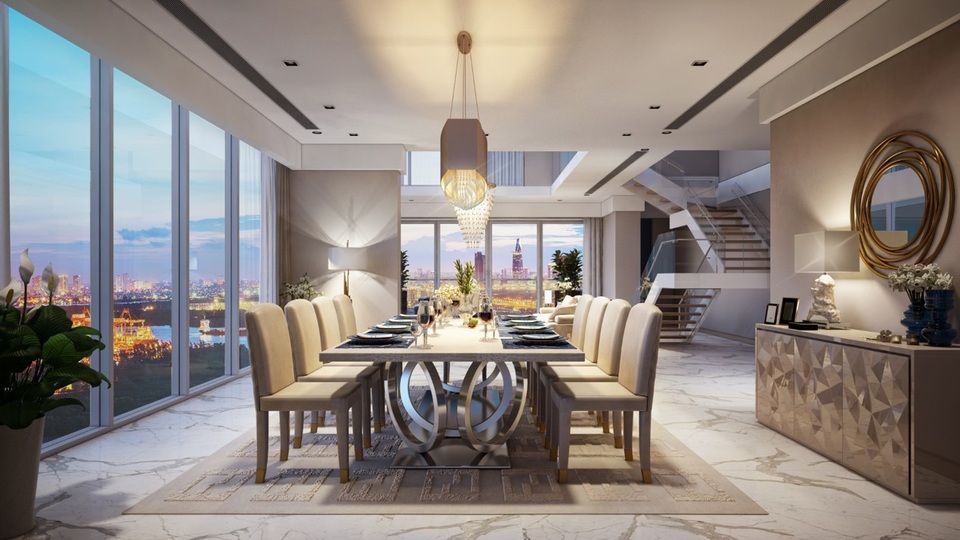 Diamond Island đặc biệt tri ân khách hàng mùa cuối năm - 3
Khu vực bếp được lát đá marble nhập khẩu tại tòa tháp Maldives