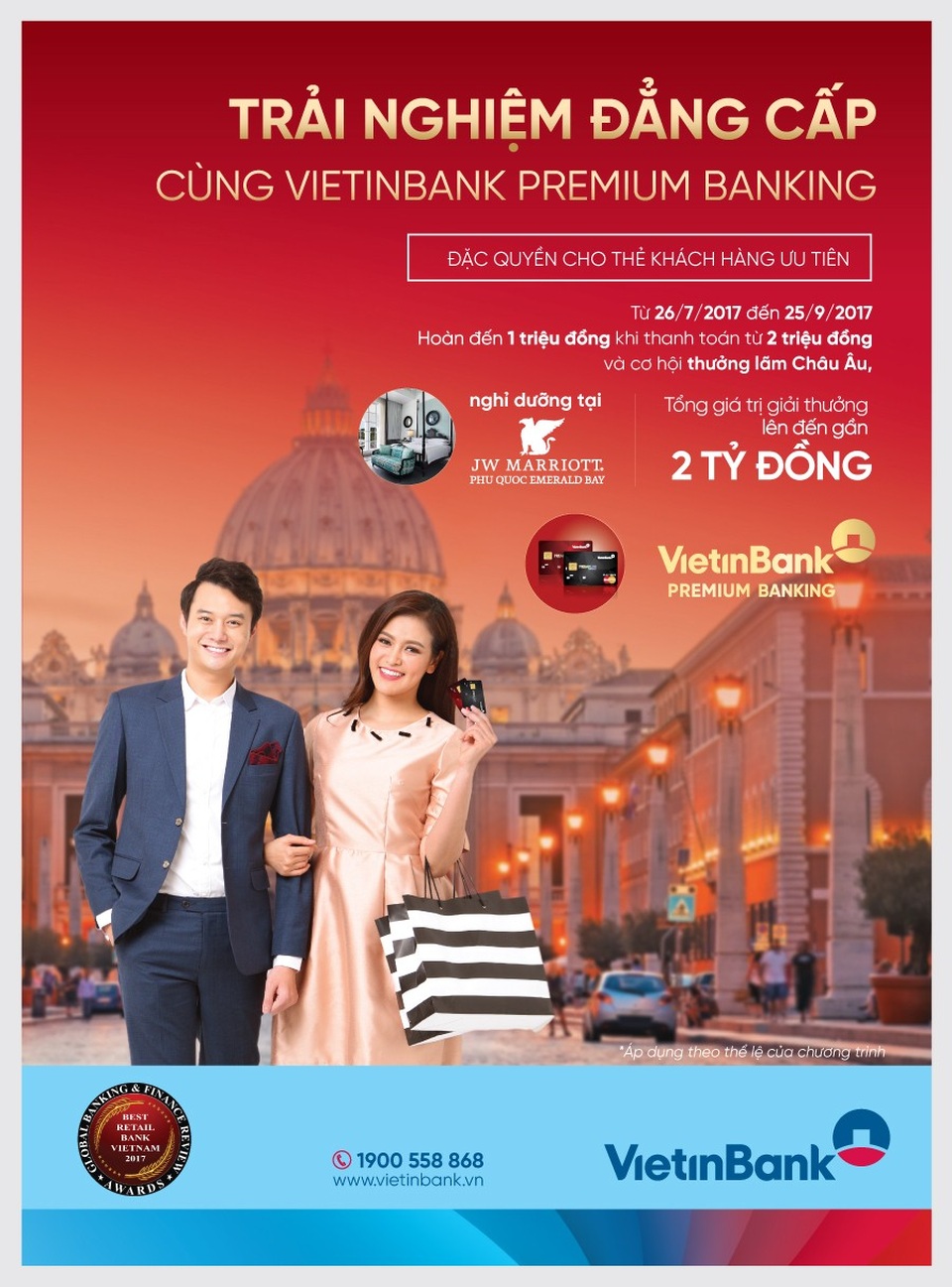 Tận hưởng ưu đãi cùng thẻ VietinBank Premium Banking - 2 Tận hưởng ưu đãi cùng thẻ VietinBank Premium Banking - 2