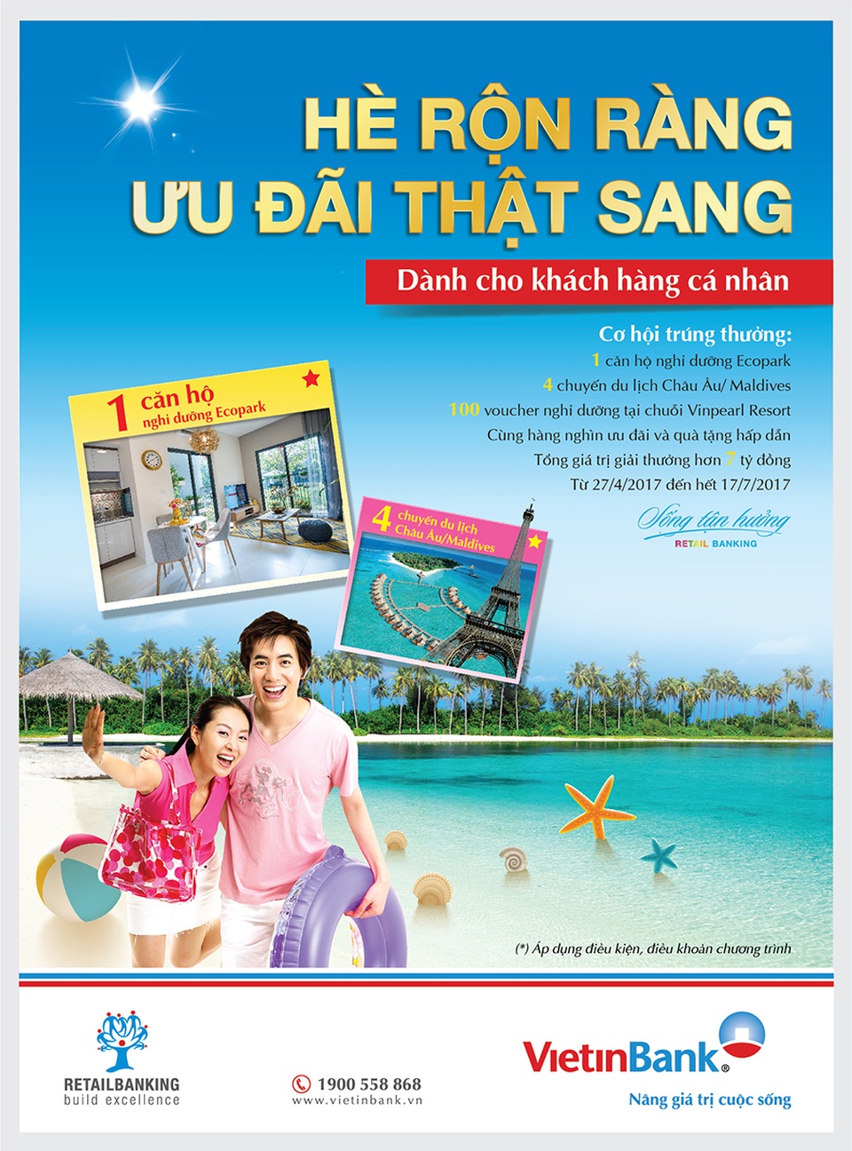 Trúng căn hộ Ecopark và du lịch nghỉ dưỡng miễn phí cùng VietinBank - 1 Trúng căn hộ Ecopark và du lịch nghỉ dưỡng miễn phí cùng VietinBank - 1