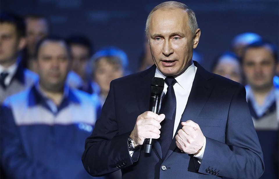 Tổng thống Putin tuyên bố tái tranh cử nhiệm kỳ 4 - 1
Tổng thống Nga Vladimir Putin (Ảnh: Reuters)