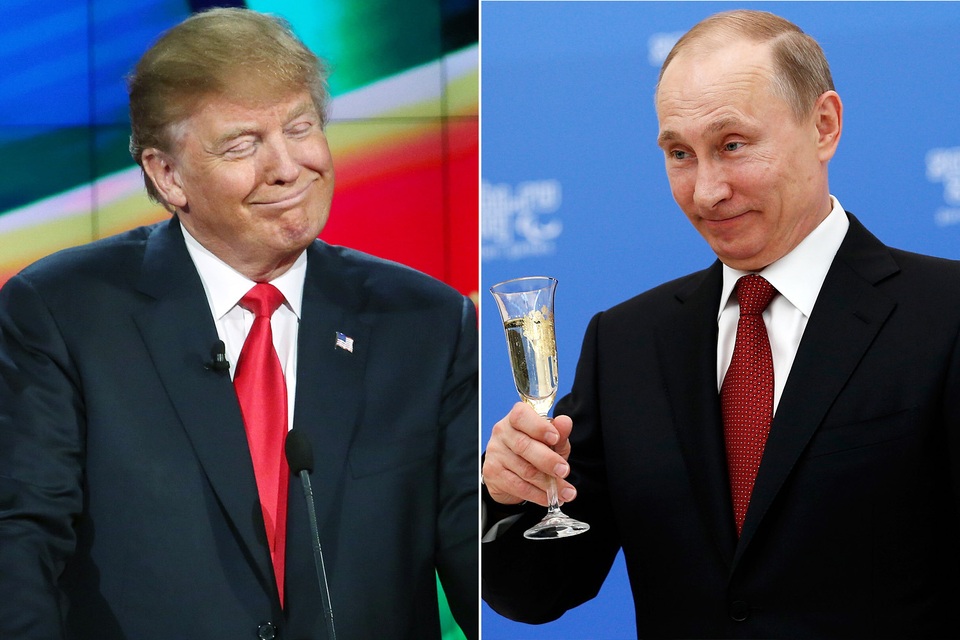 Giải mã việc ông Trump mềm với Nga, nhưng rắn với Trung Quốc - 2
Ông Trump dành không ít những lời có cánh cho nước Nga và cho Tổng thống Putin. (Ảnh: AFP)