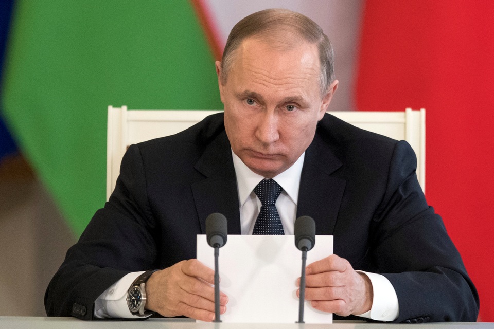 Putin cảnh báo âm mưu dàn dựng các vụ tấn công bằng vũ khí hóa học tại Syria - 1 Tổng thống Vladimir Putin (Ảnh: Reuters)