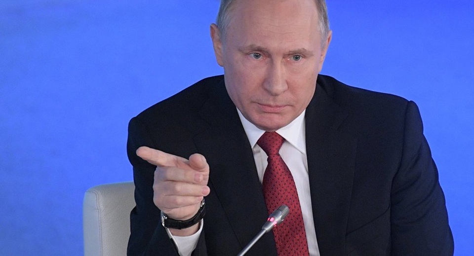 Tổng thống Putin tuyên bố sẽ đáp trả thích đáng NATO - 1 Tổng thống Nga Vladimir Putin (Ảnh: Sputnik)
