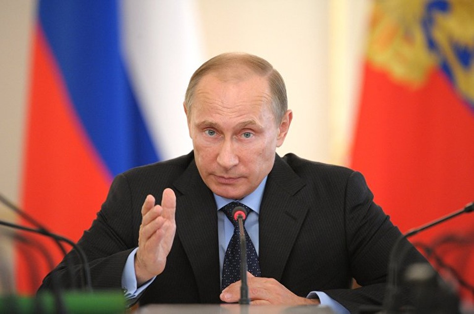 Tổng thống Putin quyết bảo vệ Crimea bằng mọi cách - 1 Tổng thống Nga Vladimir Putin (Ảnh: Inosmi.ru)