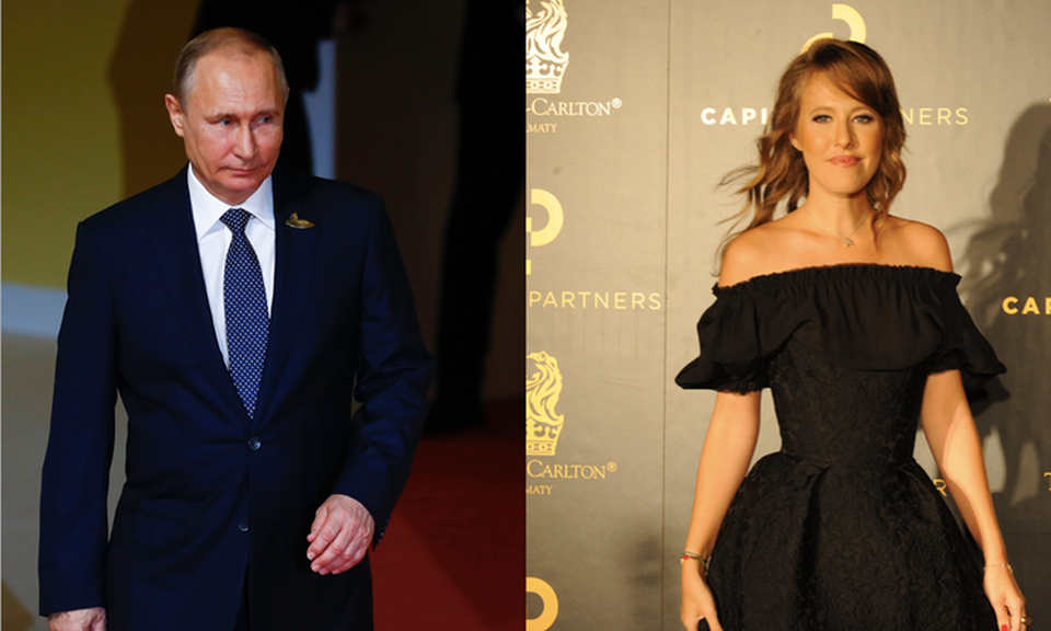 Đối thủ của ông Putin bất ngờ muốn rút tranh cử tổng thống - 1
Tổng thống Nga Vladimir Putin (trái) và cô Ksenia Sobchak (Ảnh: Getty)
