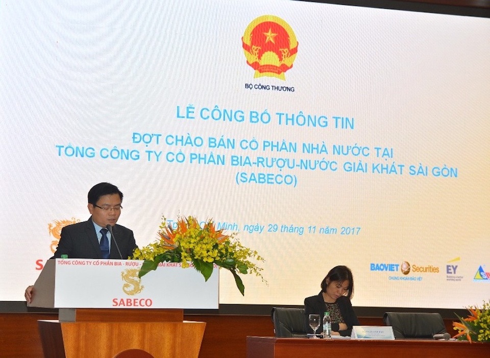 Thương vụ chào bán phần vốn nhà nước tại Sabeco đã hoàn tất ngay cuối năm 2017