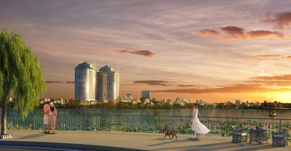 Ông chủ dự án siêu sang kể chuyện - 1 Dự án D’. Le Roi Soleil tọa lạc tại vị trí đắc địa bên Hồ Tây chứa đựng nhiều tâm huyết của ông chủ Tân Hoàng Minh