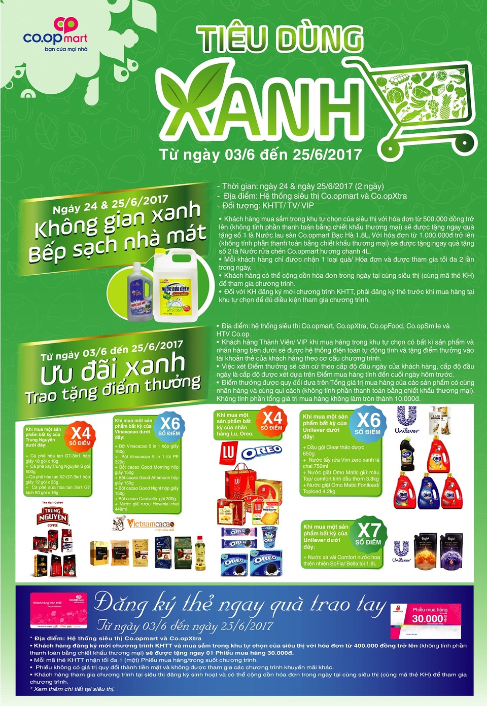 Đi siêu thị Co.opmart mua sữa xanh, mỹ phẩm xanh giảm giá - 1 Đi siêu thị Co.opmart mua sữa xanh, mỹ phẩm xanh giảm giá - 1