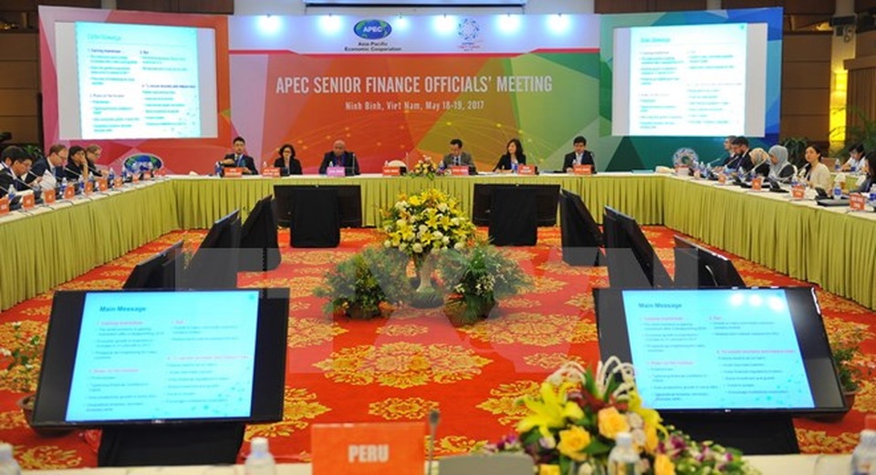Quan chức tài chính cao cấp APEC dự báo về viễn cảnh khu vực - 1 Hội nghị Quan chức tài chính cao cấp APEC (SFOM) diễn ra tại Ninh Bình (ảnh: TTXVN)